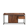 ACME Sara Walnut & Sandy Black Writing Desk Model 92445