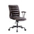 ACME Zooey Distress Chocolate Top Grain Leather Swivel Office Chair Model 92558