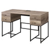 ACME Desirre Rustic Oak & Black Writing Desk Model 92640