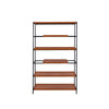 ACME Oaken Honey Oak & Black Bookshelf Model 92677
