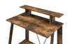 ACME Nypho Weathered Oak & Black Writing Desk Model 92730