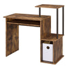 ACME Lyphre Weathered Oak & Black Computer Desk Model 92760