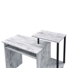 ACME Lyphre Antique White & Black Computer Desk Model 92762