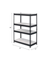 ACME Decmus Natural & Black Bookshelf Model 92784