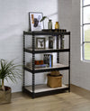 ACME Decmus Natural & Black Bookshelf Model 92784