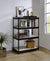 ACME Decmus Natural & Black Bookshelf Model 92784