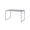 ACME Jurgen Faux Concrete & Silver Writing Desk Model 92905