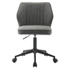 ACME Pakuna Vintage Gray Synthetic Leather & Black Swivel Office Chair Model 92942