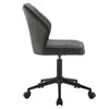 ACME Pakuna Vintage Gray Synthetic Leather & Black Swivel Office Chair Model 92942
