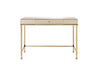 ACME Canine Smoky Mirrored and Champagne Writing Desk Model 92977