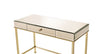 ACME Canine Smoky Mirrored and Champagne Writing Desk Model 92977