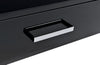 ACME Coleen Black High Gloss & Chrome Writing Desk with USB Port Model 93045