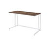 ACME Tyrese Walnut & White Writing Desk with USB Port Model 93094