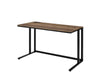 ACME Tyrese Walnut & Black Writing Desk with USB Port Model 93096