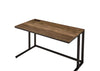 ACME Tyrese Walnut & Black Writing Desk with USB Port Model 93096