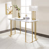 ACME Estie White & Gold Writing Desk(Same AC00902) Model 93102