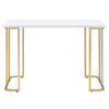 ACME Estie White & Gold Writing Desk(Same AC00902) Model 93102