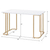 ACME Estie White & Gold Writing Desk(Same AC00902) Model 93102