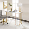 ACME Estie White & Gold Writing Desk(Same AC00902) Model 93102