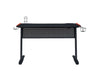 ACME Dragi Black & Red Gaming Desk with USB Port Model 93125