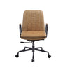 ACME Eclarn Rum Top Grain Leather Swivel Office Chair Model 93174