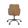 ACME Eclarn Rum Top Grain Leather Swivel Office Chair Model 93174