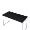 ACME Tennos Black & Chrome Writing Desk(Same AC00904) Model 93195
