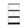 ACME Tennos Black & Chrome Bookshelf Model 93197