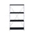 ACME Tennos Black & Chrome Bookshelf Model 93197