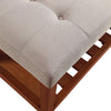 ACME Charla Light Gray & Oak Bench Model 96680