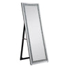 ACME Noralie Mirrored & Faux Diamonds Floor Mirror Model 97156