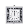ACME Nysa Faux Crystals Wall Clock Model 97402