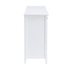 ACME Flavius White Console Table with Storage Model 97416