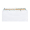 ACME Flavius White Console Table with Storage Model 97416