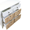 ACME Flavius White Console Table with Storage Model 97416