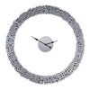 ACME Kachina Mirrored & Faux Gems Wall Clock Model 97611