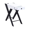ACME Fierce White & Black Accent Table with USB Port Model 97738