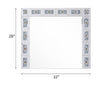 ACME Noralie Mirrored & Faux Diamonds Accent Mirror Model 97746