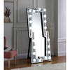 ACME Noralie Mirrored & Faux Diamonds Floor Mirror Model 97757