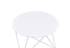 ACME Epidia White Accent Table Model 97842