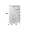 ACME Ornat Faux Square Diamonds Cabinet Model 97949