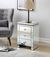 ACME Noralie Mirrored & Faux Diamonds Accent Table Model 97954