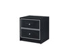 ACME Jabir Black & Silver Accent Table Model 97966