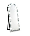 ACME Noralie Mirrored & Faux Diamonds Floor Mirror Model 97983