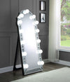 ACME Noralie Mirrored & Faux Diamonds Floor Mirror Model 97983