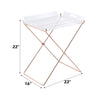 ACME Cercie Clear Acrylic & Copper Tray Table Model 98189