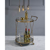 ACME Zekera Champagne Serving Cart Model 98940