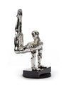 Sz0173 Modern Silver Gymnast B Sculpture Model VGTHSZ0173-SLV