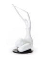 Sz0425 Modern White Lass Sculpture Model VGTHSZ0425-WHT