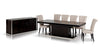 Noble Modern Ebony Lacquer Dining Table Model VGHB131T-EBONY